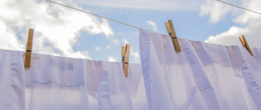 Clothing on a washing line