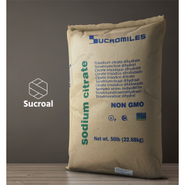 Sodium Citrate Dihydrate, USP/ FCC Grade (Kosher), Fine Granular, 50 lb Bag