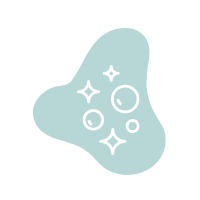 optical brighteners icon with a blue background