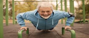 older gentleman exercising 