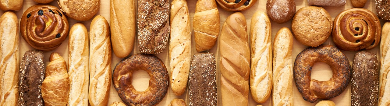 Assortment of bakery products