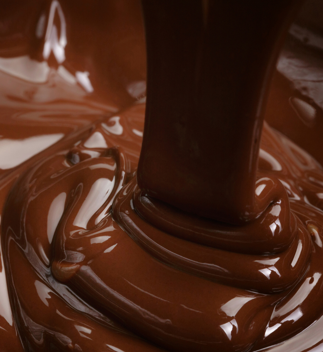 melted chocolate rippling