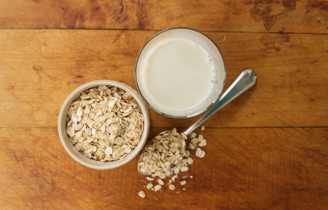 plant based milk made with oats